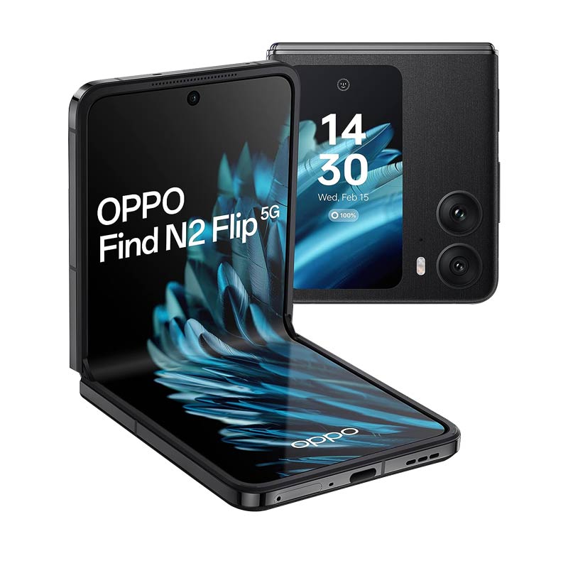 Oppo Find N2 Flip (8GB RAM, 256GB, Astral Black) sathya.in